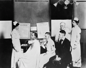 A Tuberculosis clinic in 1930